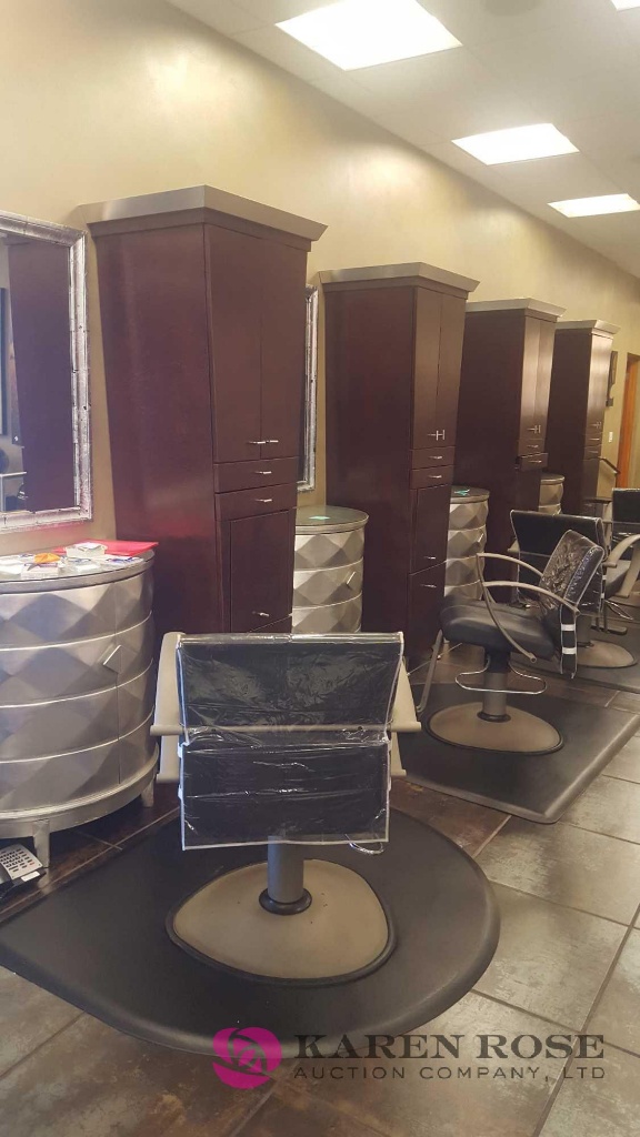 Lot Four Hair Stylist Stations Proxibid Auctions