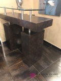 Modern counter with chair