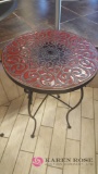 Tile top side table