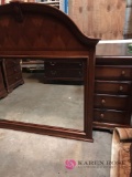 Dresser with mirror