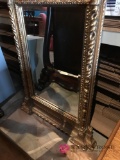 Decorative gold framed mirror