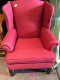 Unique wing back chair