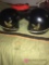 Lot of two motorcycle helmets