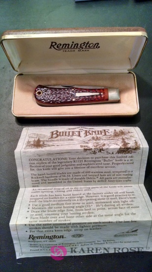 Remington bullet knife