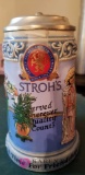 Stroh's Beer Stein