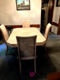 Dining room table and four chairs