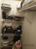 Contents of pantry in laundry room
