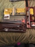 Lot of used gun cleaning kit?s