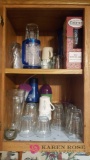 Kitchen cabinet, glasses