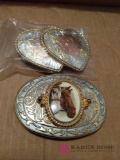 2 Belt Buckles