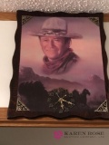 John Wayne pictures on wood