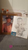 John Wayne framed pictures