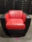 Black and Red armchair