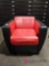 Black and Red armchair
