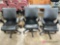 3 office chairs