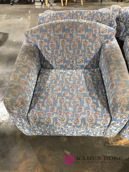 Blue print chairs