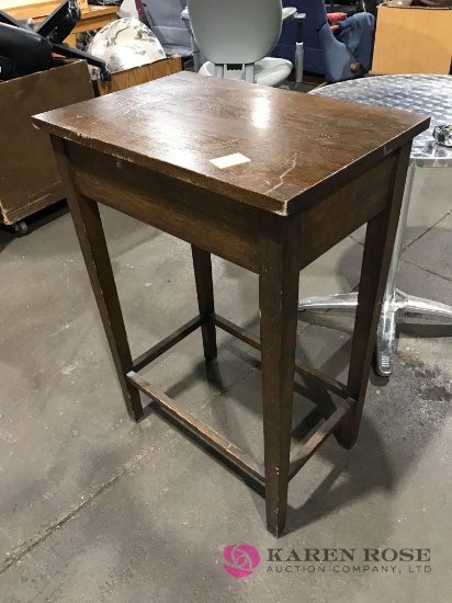 Tall vintage side table