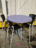 High Table and 4 chairs