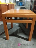 Wooden end table