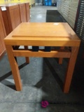 Wooden end table