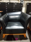 Black armchair