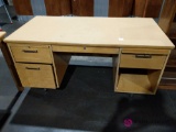 Wooden desk