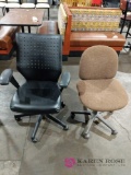 2 office chairs