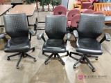 3 office chairs