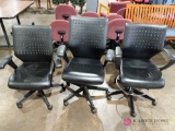 3 office chairs