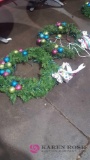 2 Christmas wreaths