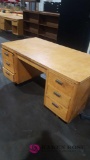 Large office wooden desk