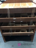 2 Wood file cabinets