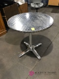 all metal patio table