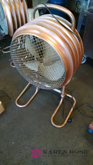 Mobile air floor fan