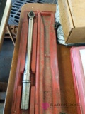 Large torque wrench and case