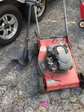 Scott push mower, Toro weed whacker