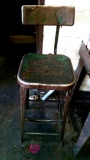 Metal shop stool