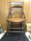 Vintage cane bottom chair