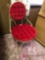 Metal vanity chair plush cushions