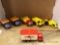 Lot of six matchbox construction toys