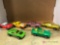 Six early matchbox race cars