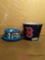 Boston Red Sox Metal Bucket and PBR knitted hat