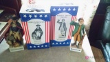 George Washington and Patrick Henry decanters