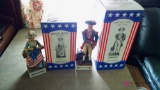 Betsy Ross and John Paul Jones decanters