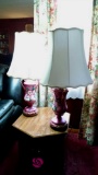 Two 31 inch tall lamps