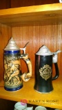 Two collectible steins