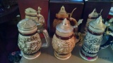 Three Avon Steins with boxes