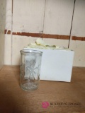 Set of 50th anniversary glasses