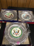 Three Wilton collector plates