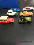 Six vintage matchbox cars